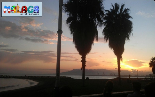 Atardecer en Pedregalejo. Nuria Díaz Robles
